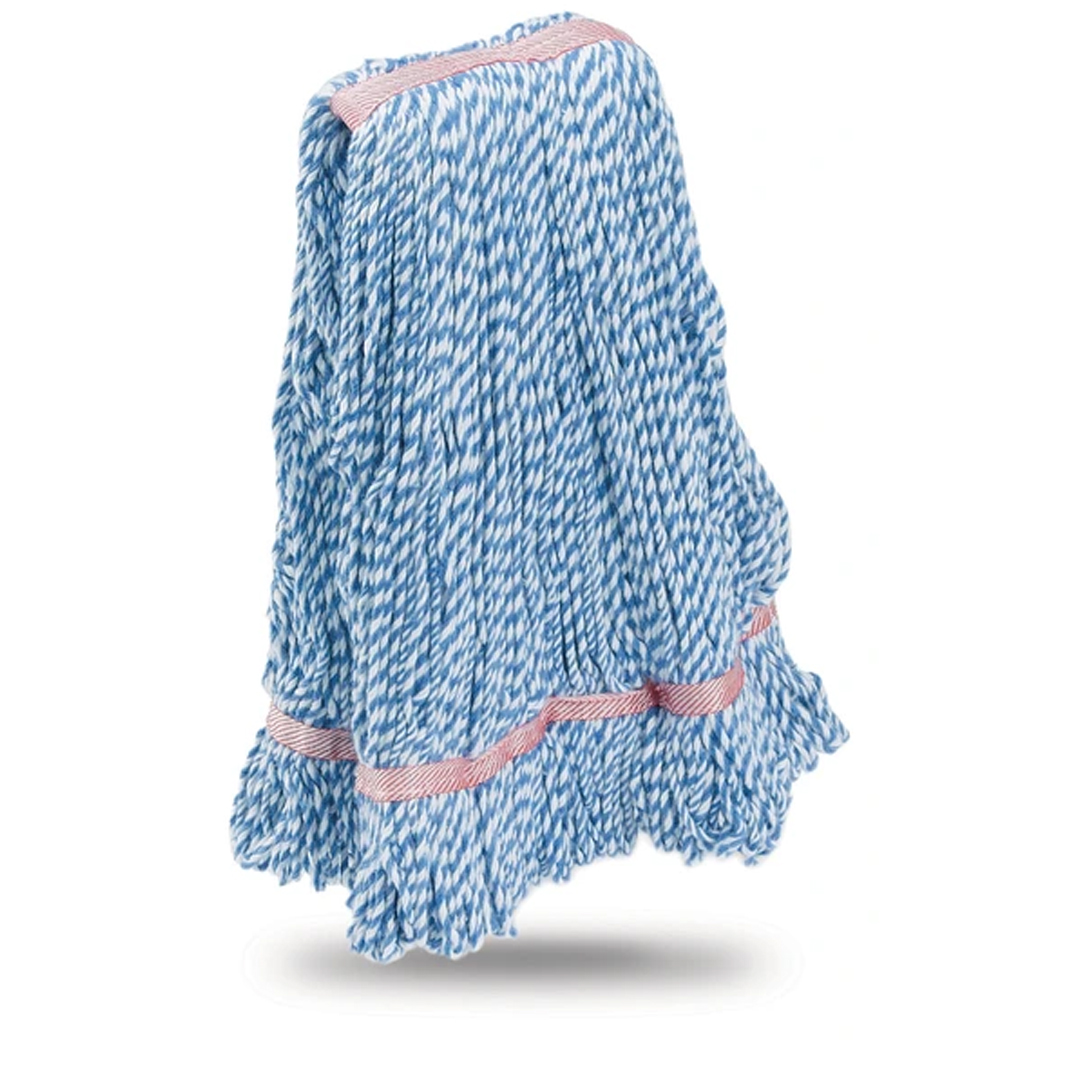 #969 Large Rayon Looped-End Wet Mop Head (Blue/White) | Libman