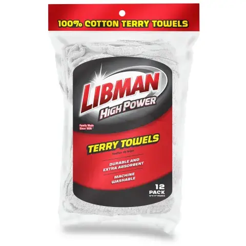 Terry Towels in packaging