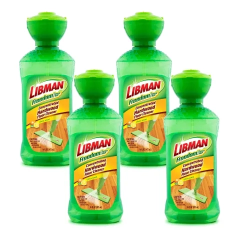 Four bottles of floor cleaning solution